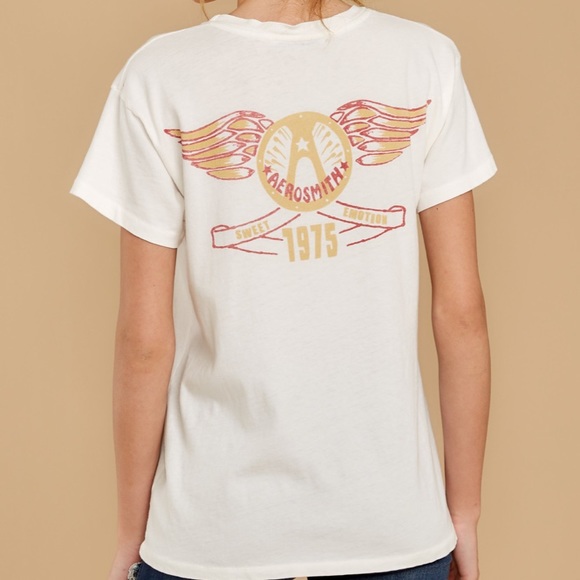 Daydreamer Tops - NWT Daydreamer Aerosmith Sweet Emotions Tee M